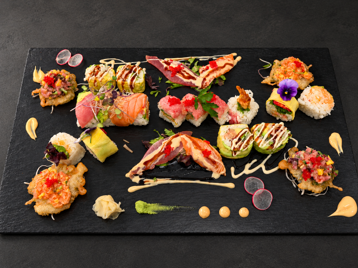 Omakase pour deux, plat signature du restaurant Caviar
